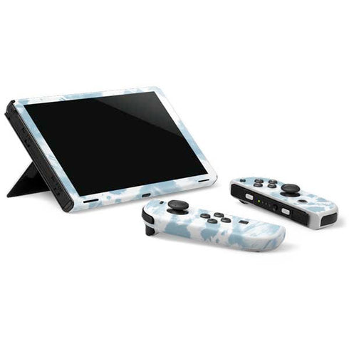 Blue Tie Dye Nintendo Switch OLED (2021) Skin